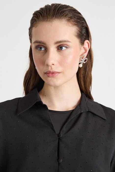 Camicia boxy con maniche ampie