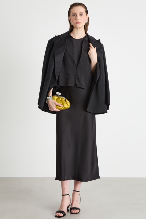 Boxy shirt with blouson sleeves Intrend