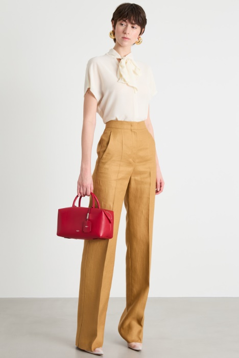 Georgette blouse with scarf collar Intrend