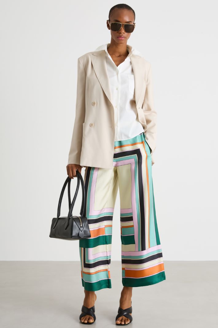 Oversized poplin shirt Intrend