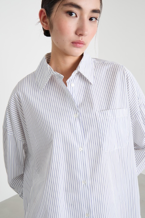 Camisa oversize de popelina