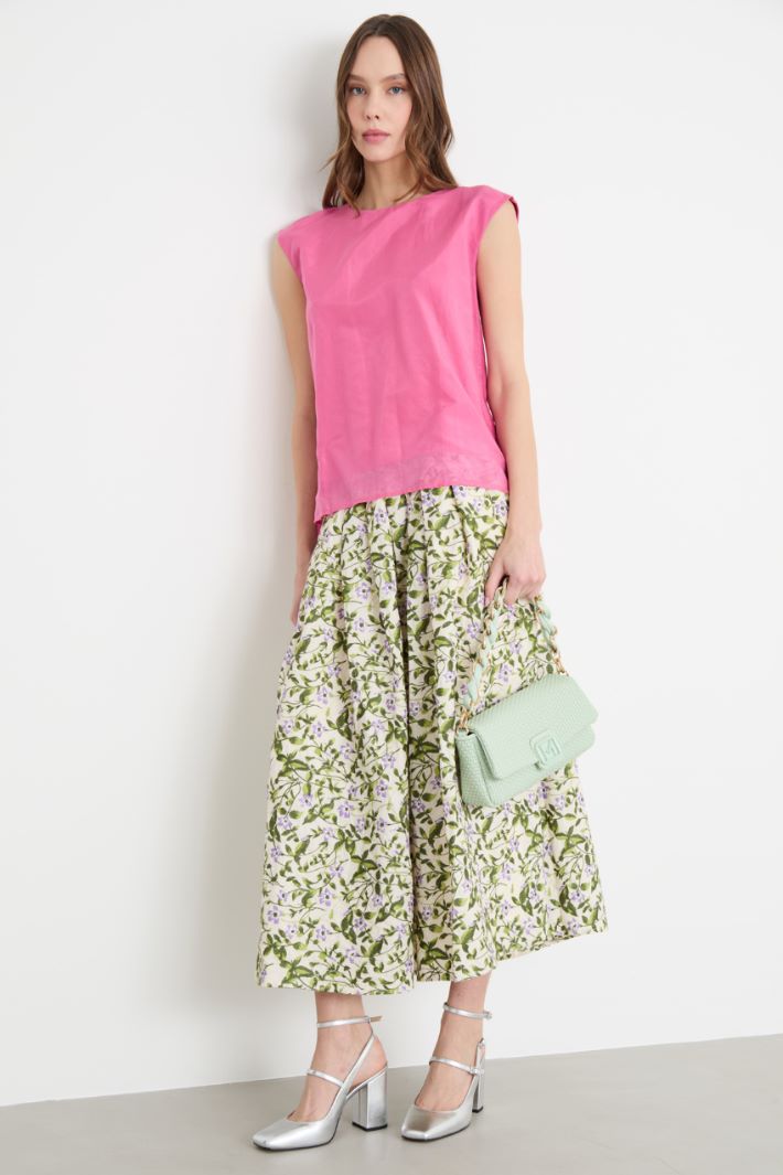 Contrast-back blouse Intrend