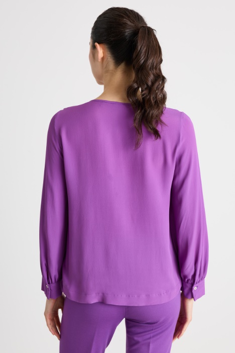Blusa con volant