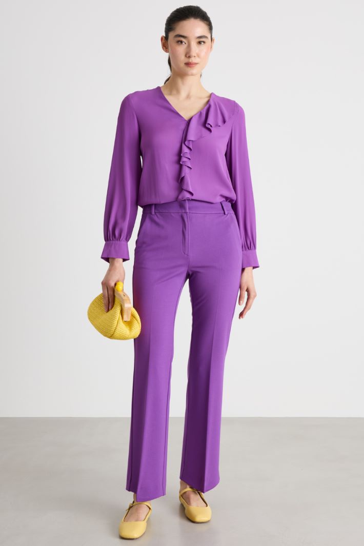 Blusa con volant Intrend