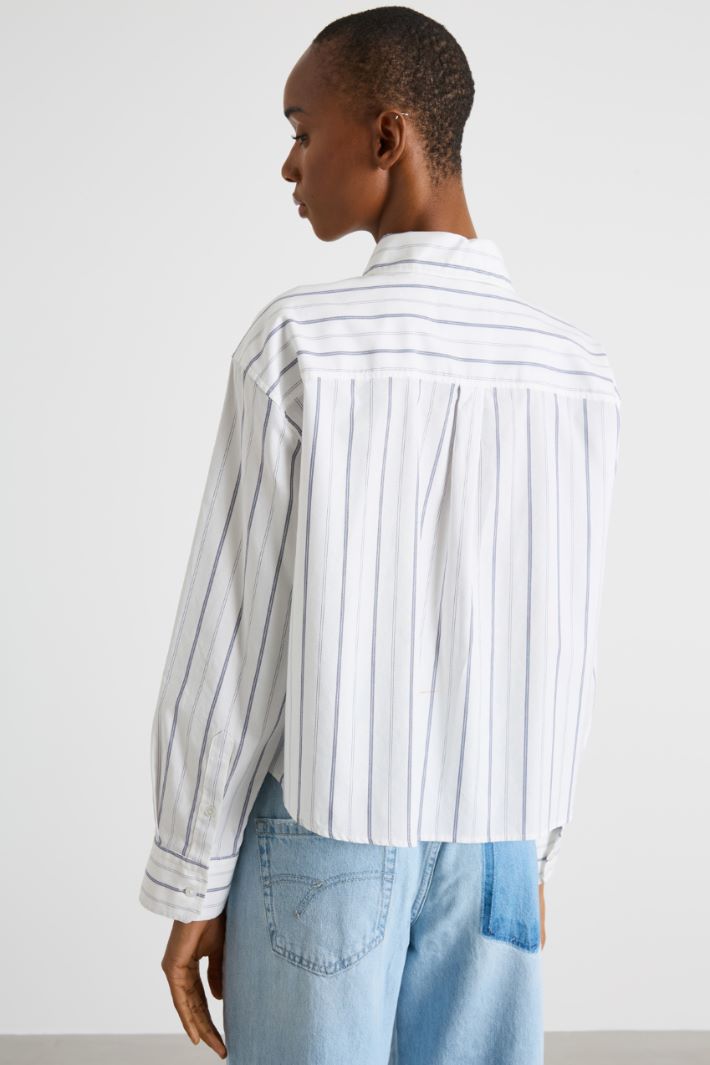 Striped Oxford shirt Intrend - 4