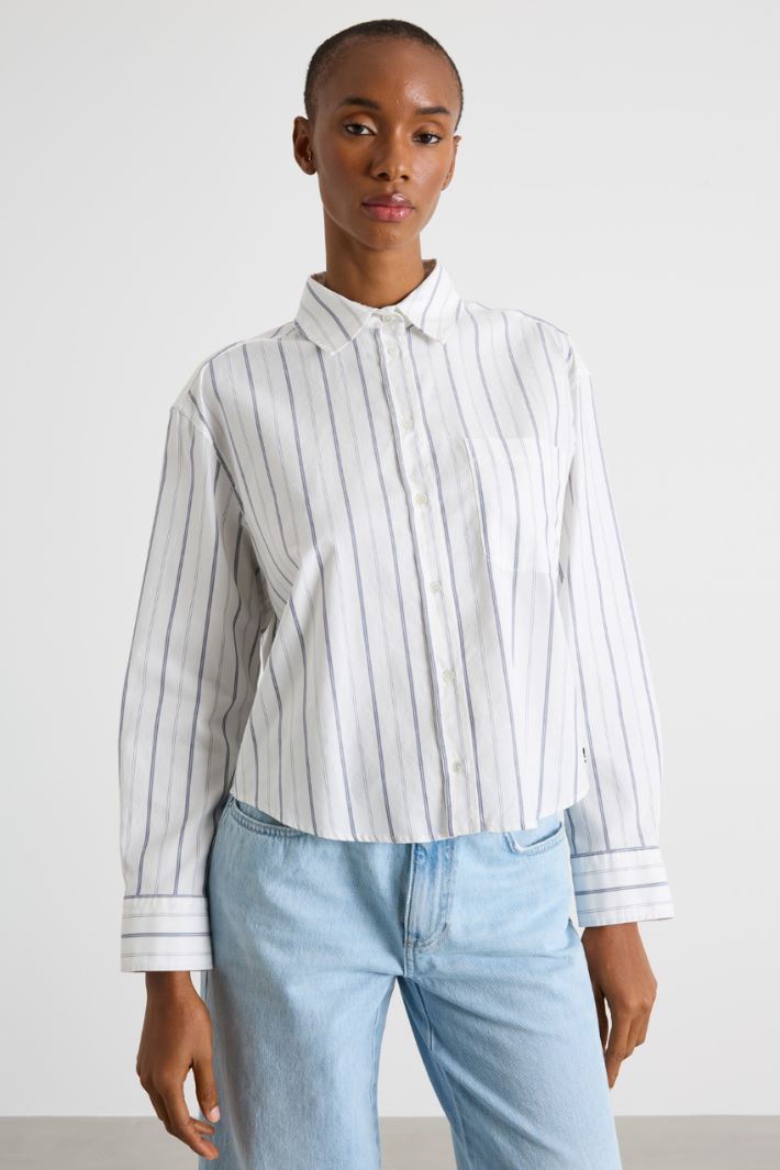 Striped Oxford shirt Intrend - 2