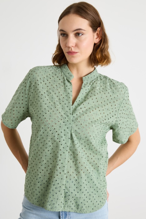 Broderie anglaise blouse Intrend