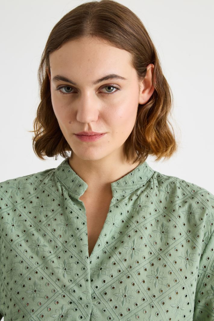 Broderie anglaise blouse Intrend - 3