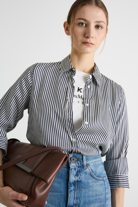 Printed twill shirt Intrend