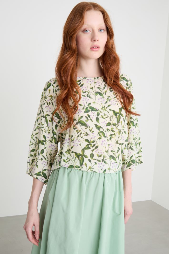 Twill blouse Intrend - 2