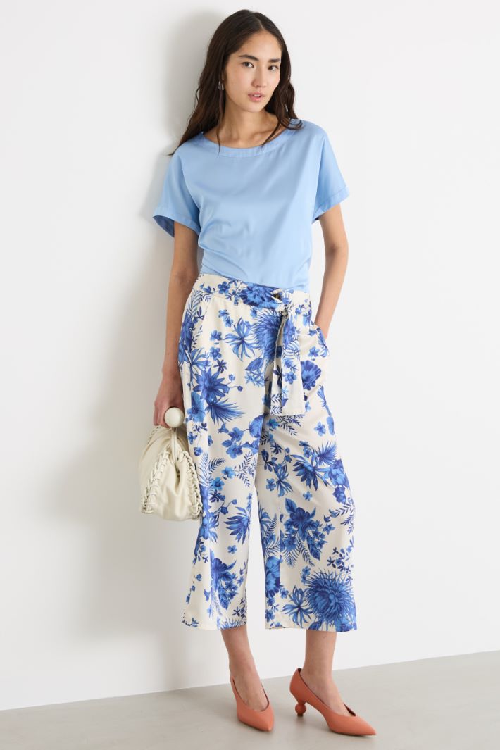 Stretch satin blouse Intrend