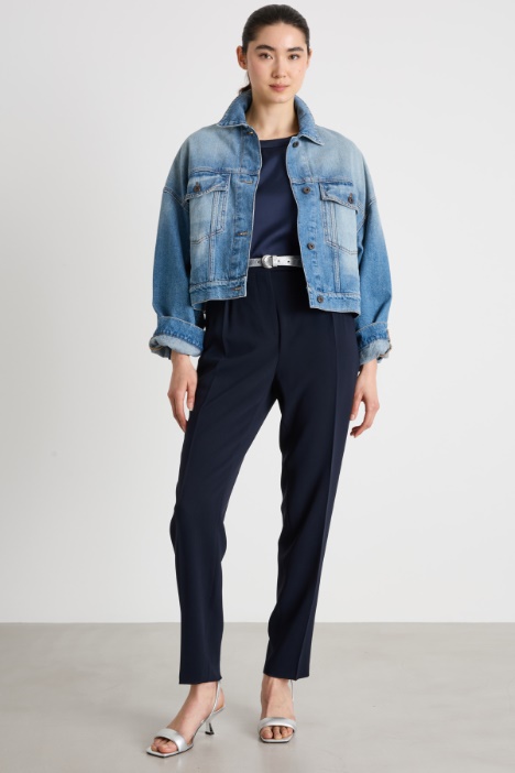 Stretch satin blouse Intrend