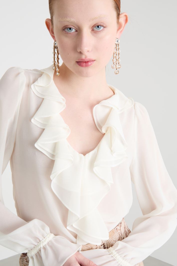 Blusa con rouche Intrend - 3