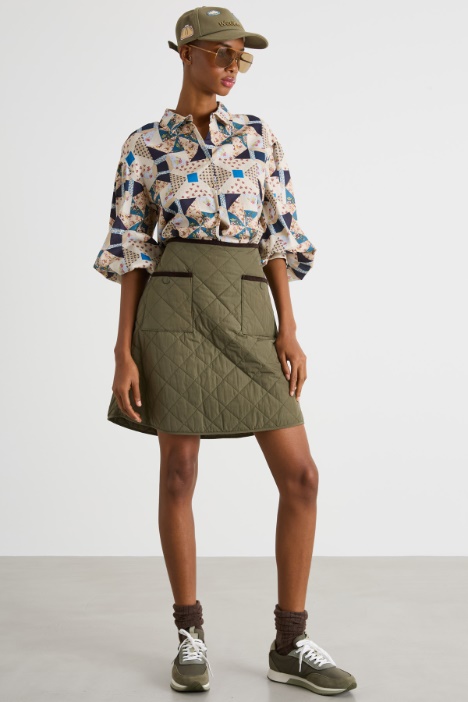 Patchwork-print shirt Intrend