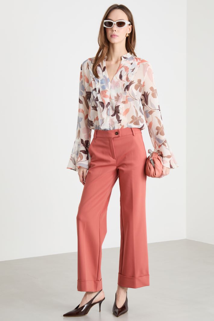 Ruffled Blouse Intrend