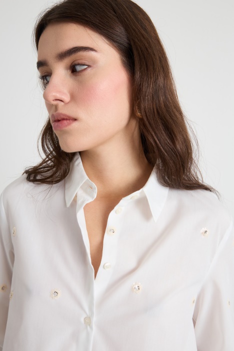 Camicia con paillettes