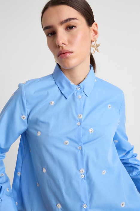 Camicia con paillettes