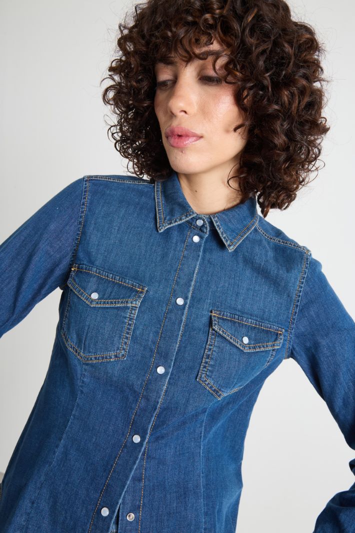 Denim shirt Intrend - 3