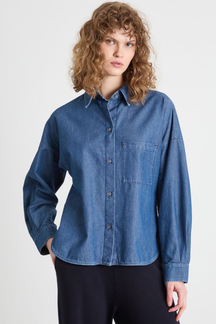 Denim shirt Intrend - 2