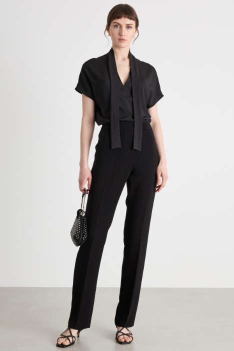 Blusa con micro cristalli Intrend