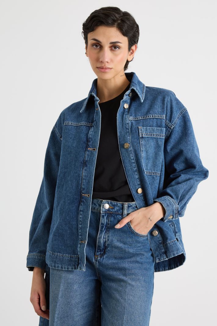Denim shirt Intrend - 2