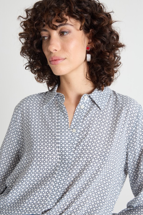 Blusa in marocaine stampata