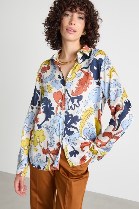 Camisa de crepón Intrend