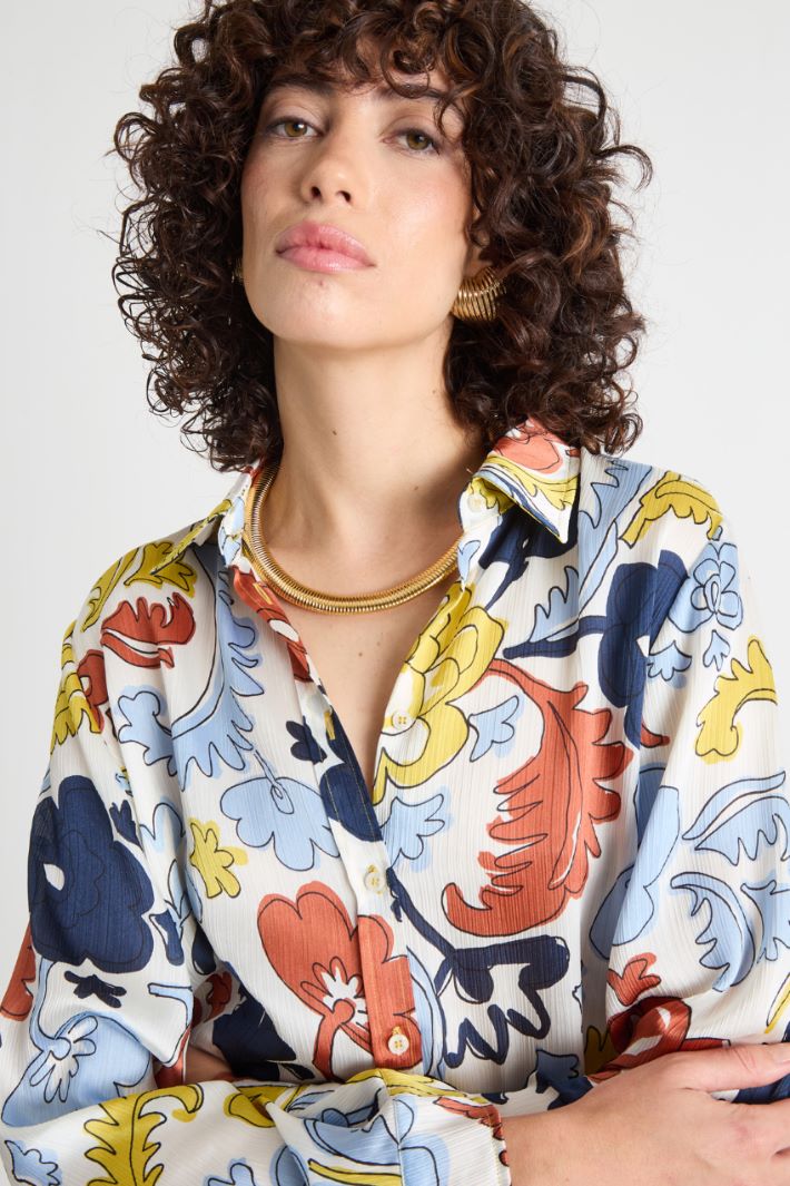 Camisa de crepón Intrend - 3