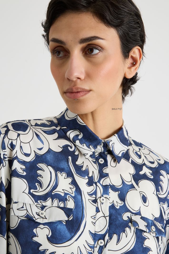 Patterned shirt Intrend - 3