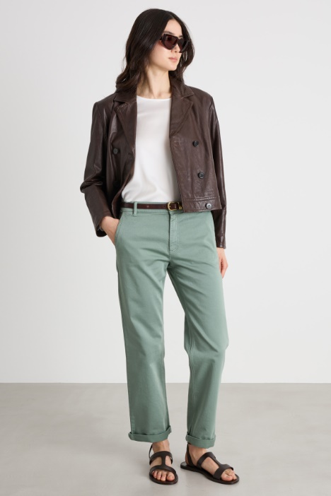 Blusa morbida in twill Intrend