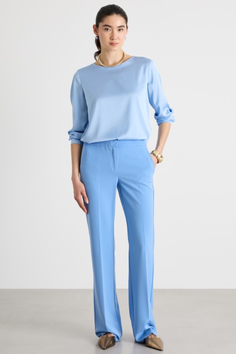 Fluid Twill Blouse Intrend