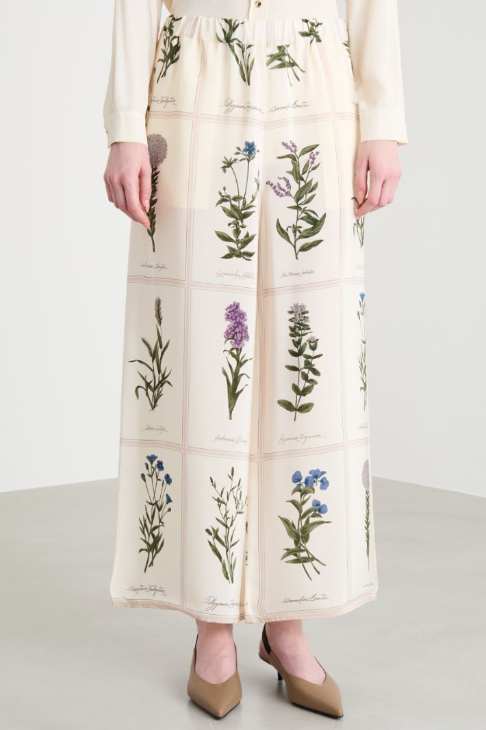 Flowing printed trousers Intrend - 2