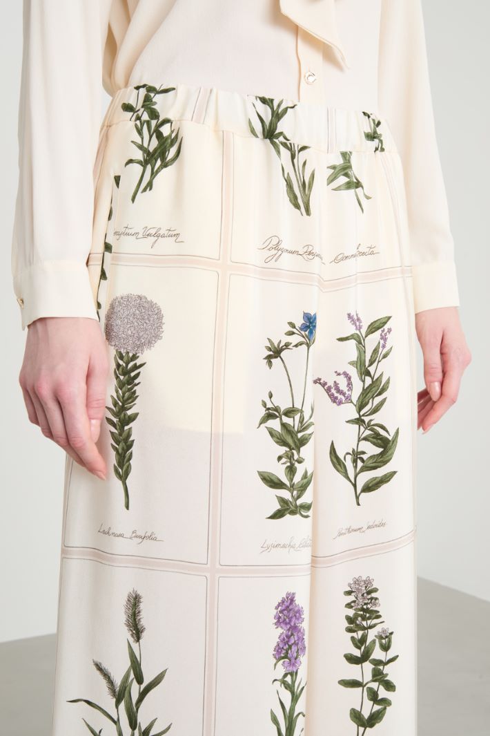 Flowing printed trousers Intrend - 3