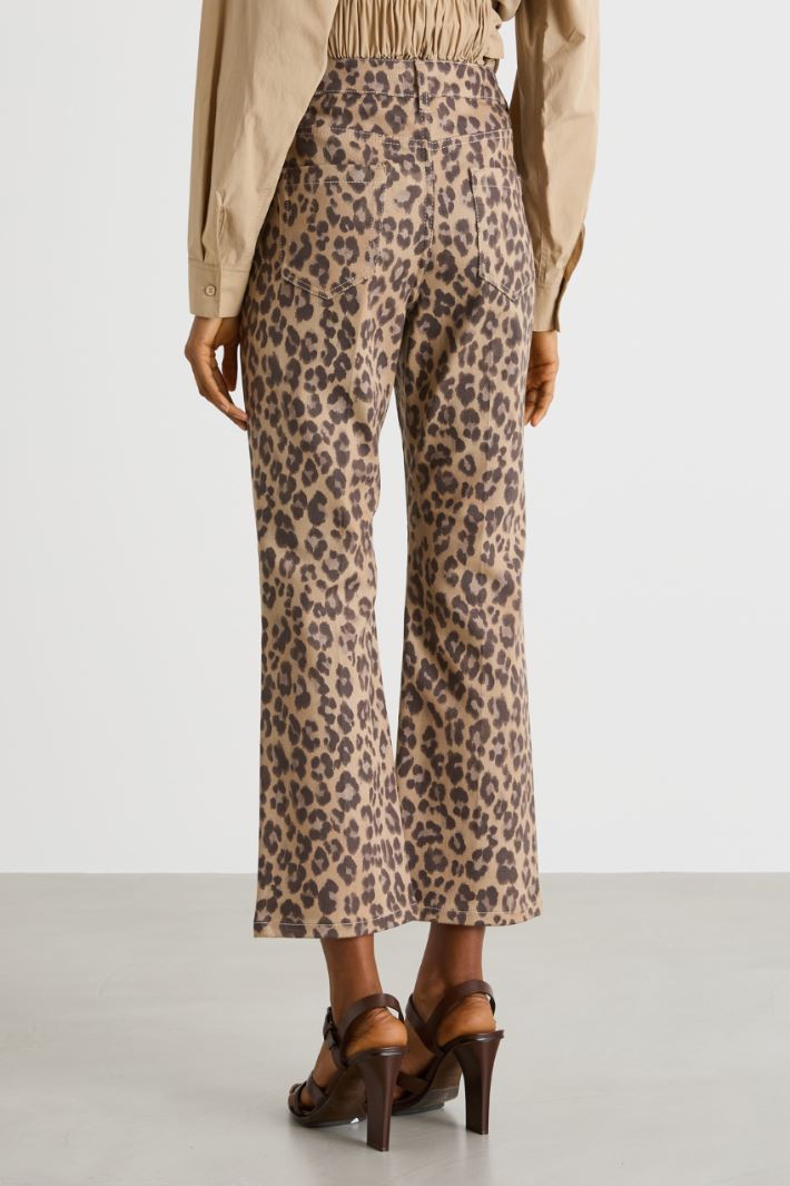 Animal-print trousers Intrend - 4