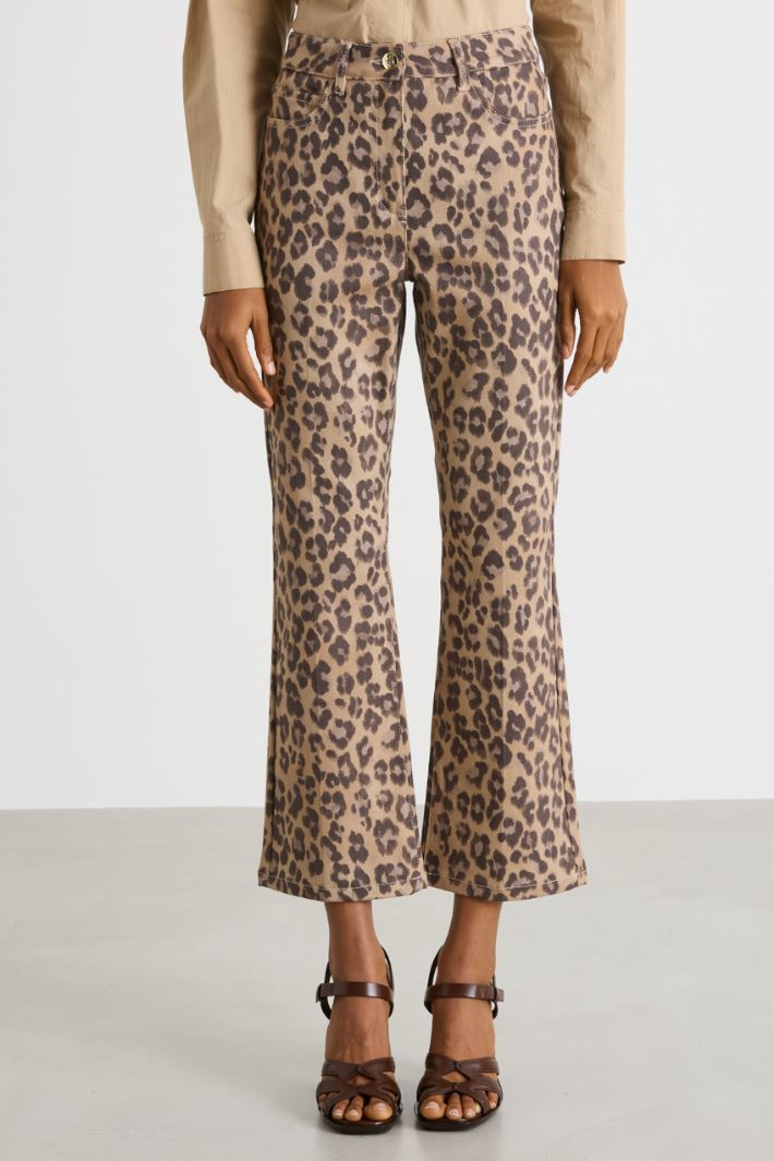 Animal-print trousers Intrend - 2