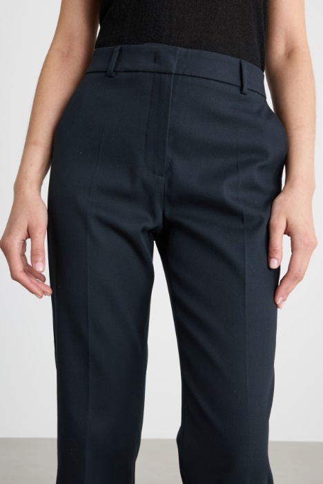 Pantalone a sigaretta cropped
