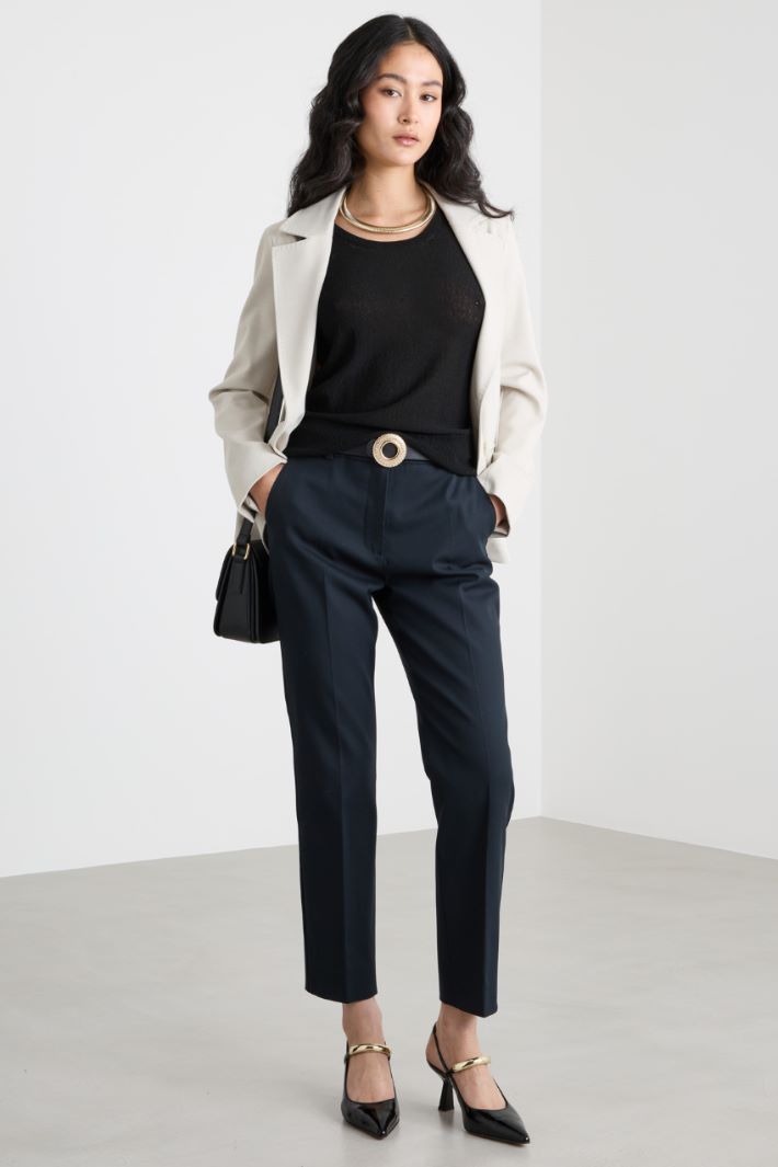 Pantalone a sigaretta cropped Intrend