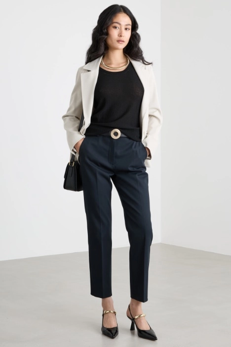 Cropped cigarette trousers - Intrend