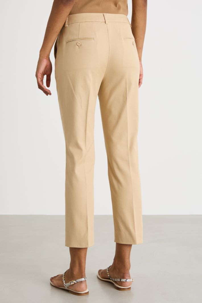 Cropped cigarette trousers Intrend - 4