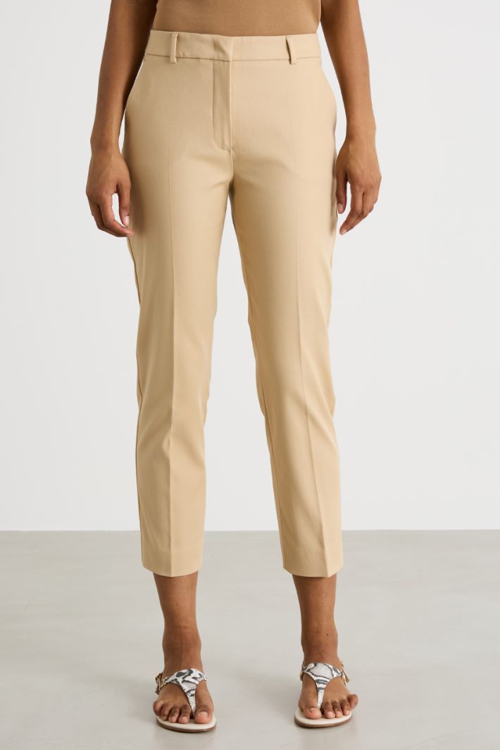 Cropped cigarette trousers Intrend - 2