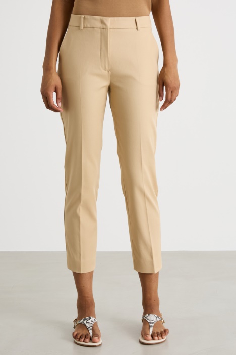 Pantalone a sigaretta cropped