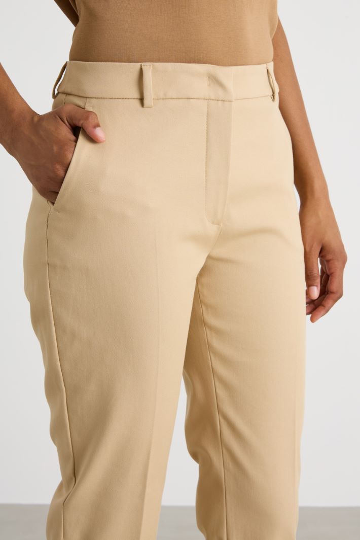 Cropped cigarette trousers Intrend - 3