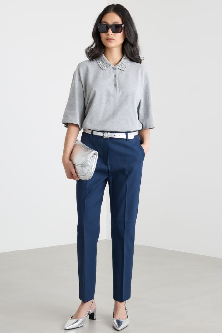 Pantalone a sigaretta cropped Intrend