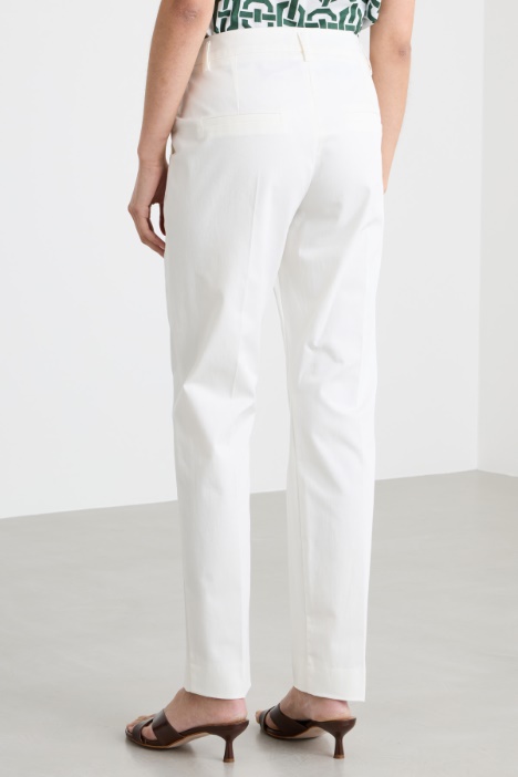 Pantalone in cotone stretch