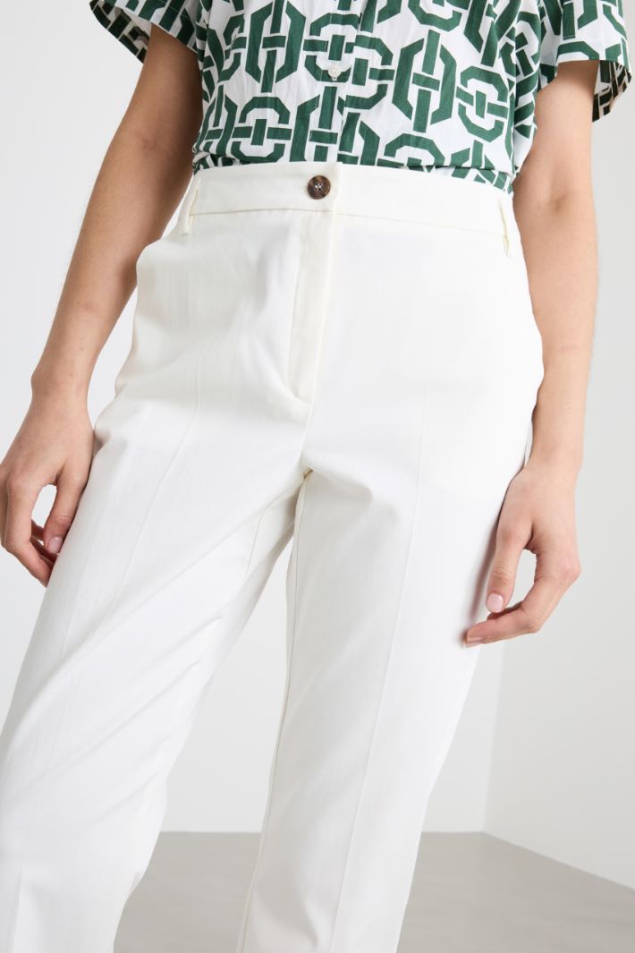 Pantalone in cotone stretch Intrend - 3