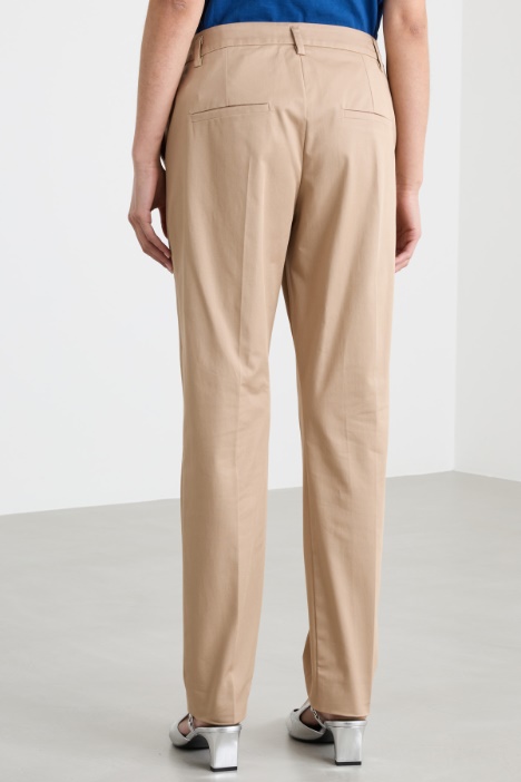 Pantalone in cotone stretch