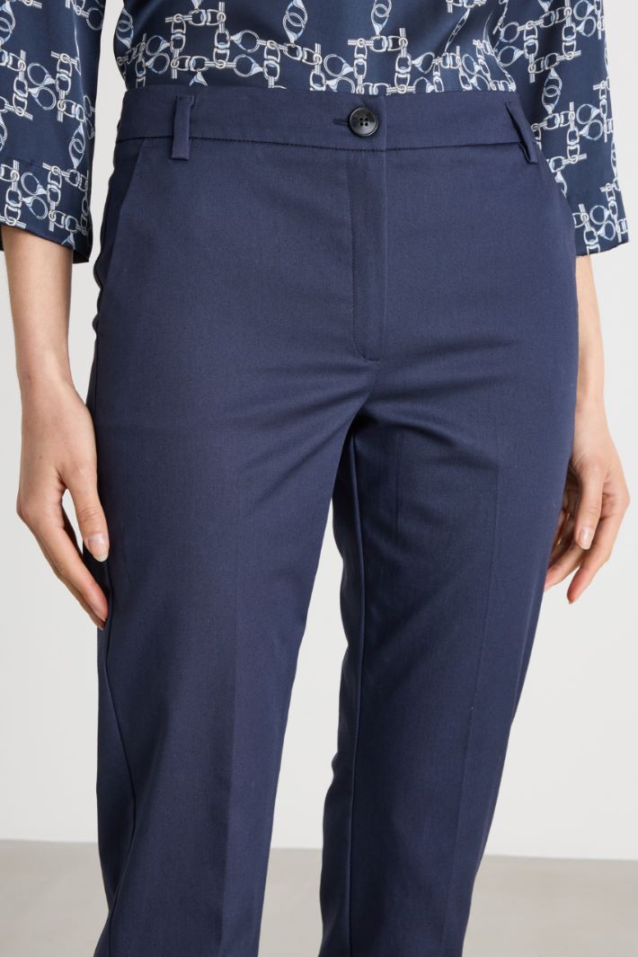 Pantalone in cotone stretch Intrend - 3