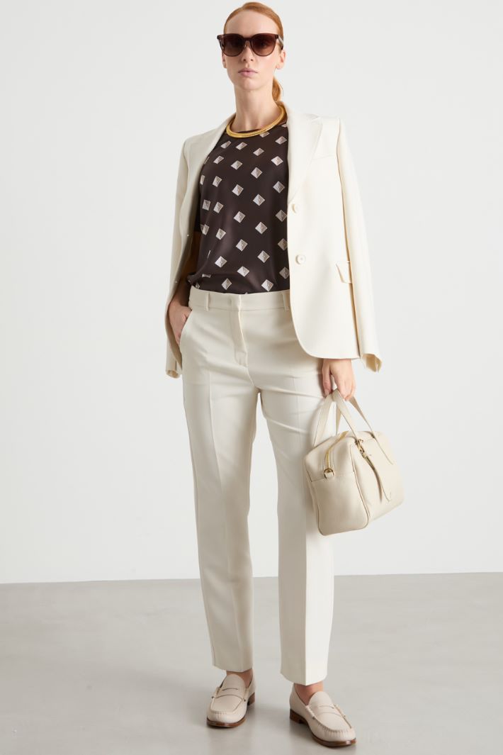 Double cloth trousers Intrend