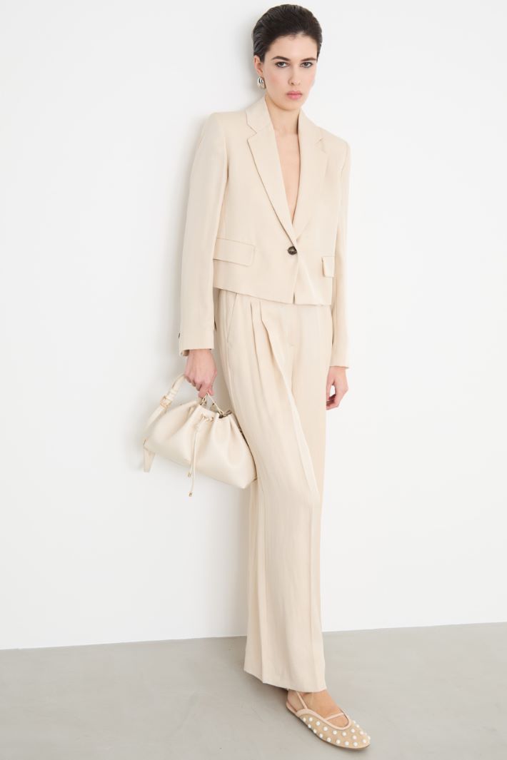 Pleated wide-leg trousers Intrend