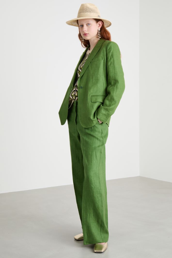 Linen canvas trousers Intrend